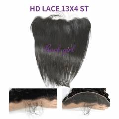 HD Lace  Virgin Human Hair Straight 13x4  Lace Closure