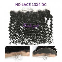 HD Lace  Virgin Human Hair Deep Curly 13x4  Lace Closure