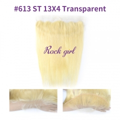 Blonde #613 European Raw Human Hair 13X4 Lace Frontal Straight