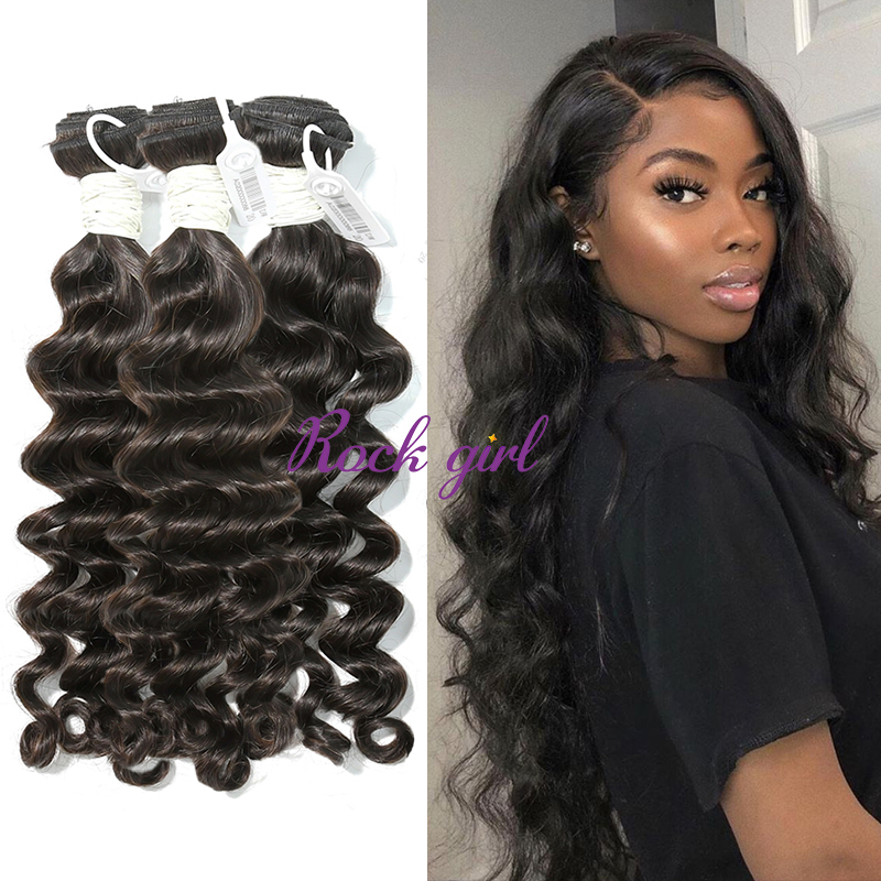 #1b Malaysian Virgin  Hair Weft deep wave