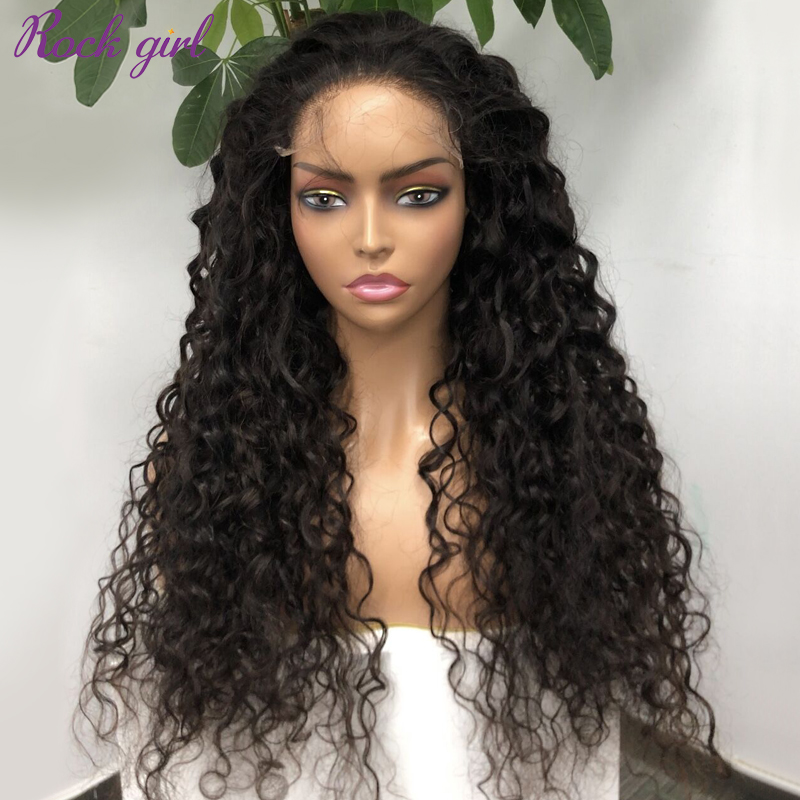 Natural #1b Brazilian Raw Human Hair 5x5 Swiss HD wig Italy Curly