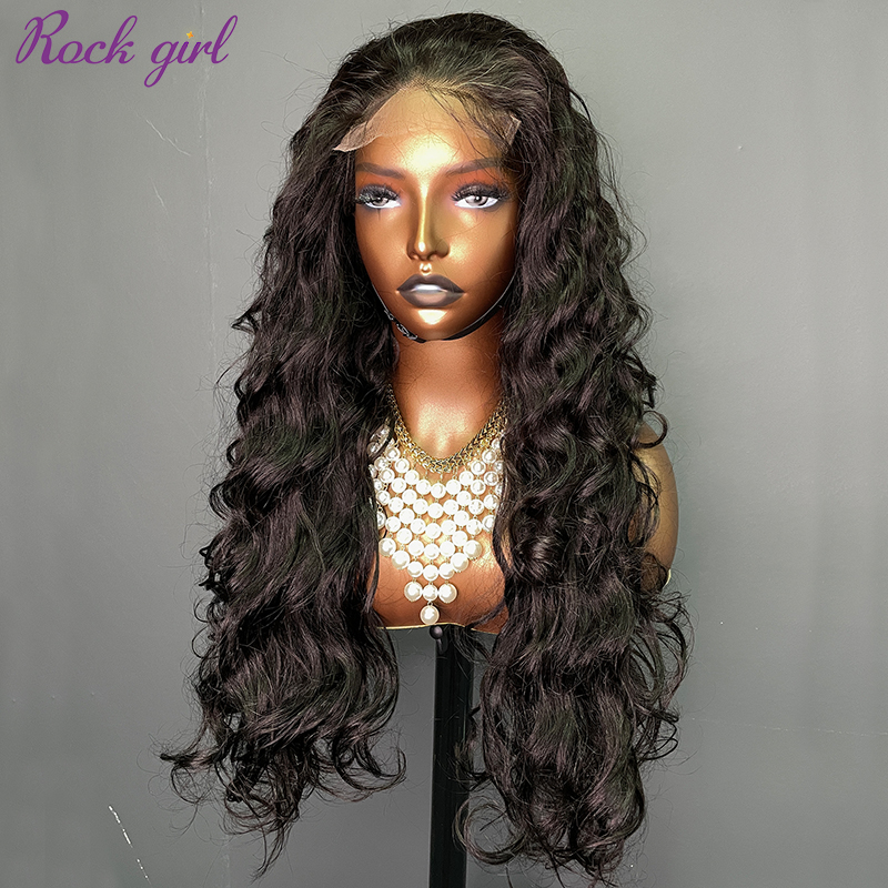 Natural #1b Brazilian Virgin Human Hair 5x5 Swiss HD wig Ocean Wave