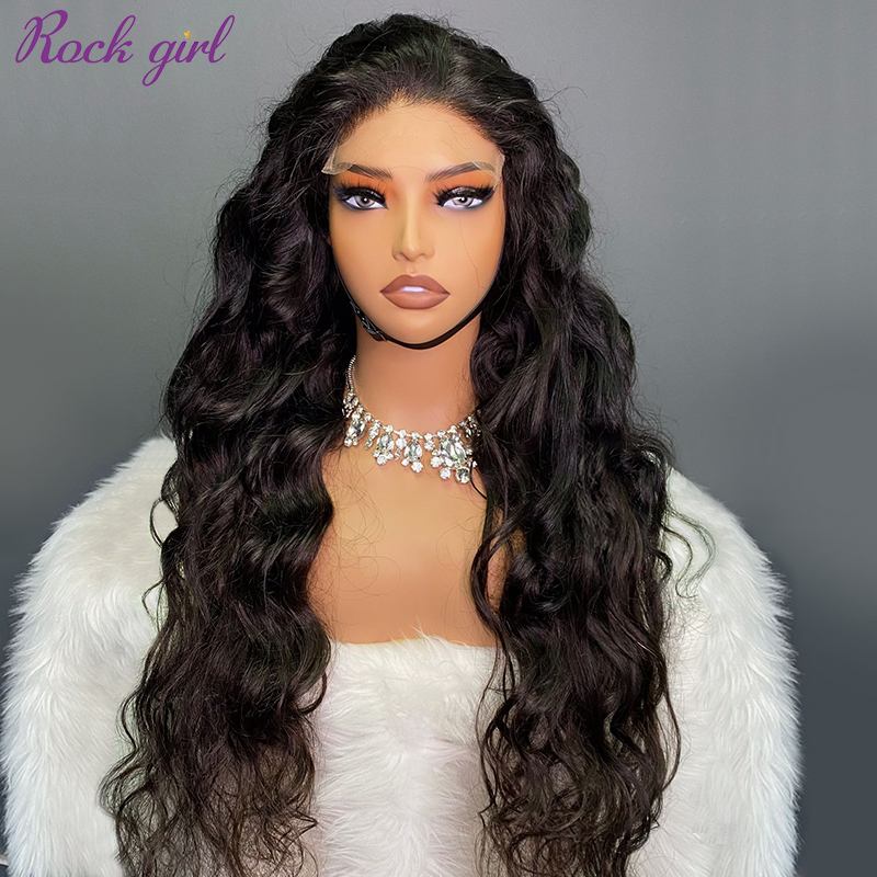 Natural #1b BrazilianVirgin Human Hair 5x5 Swiss HD wig Loose Wave