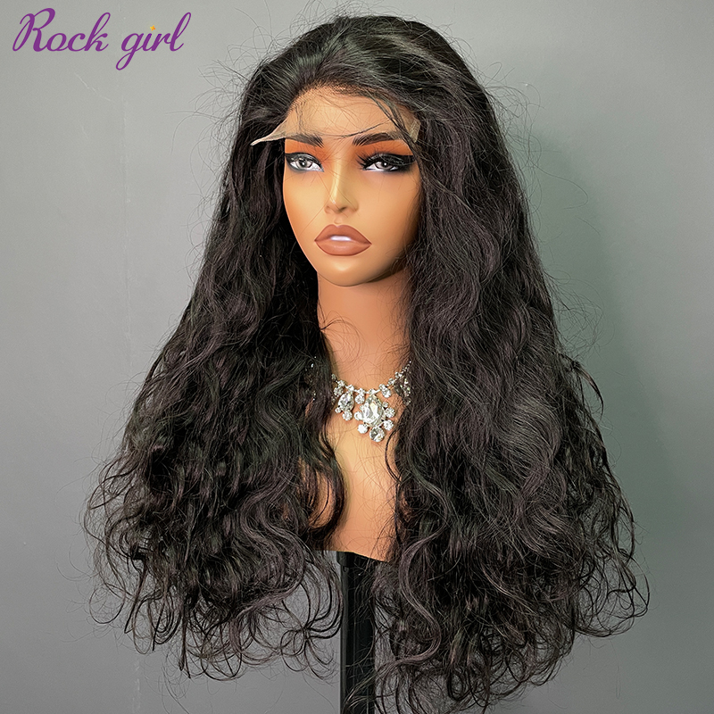 #1b Brazilian Raw Human Hair 5x5 closure wig body wave