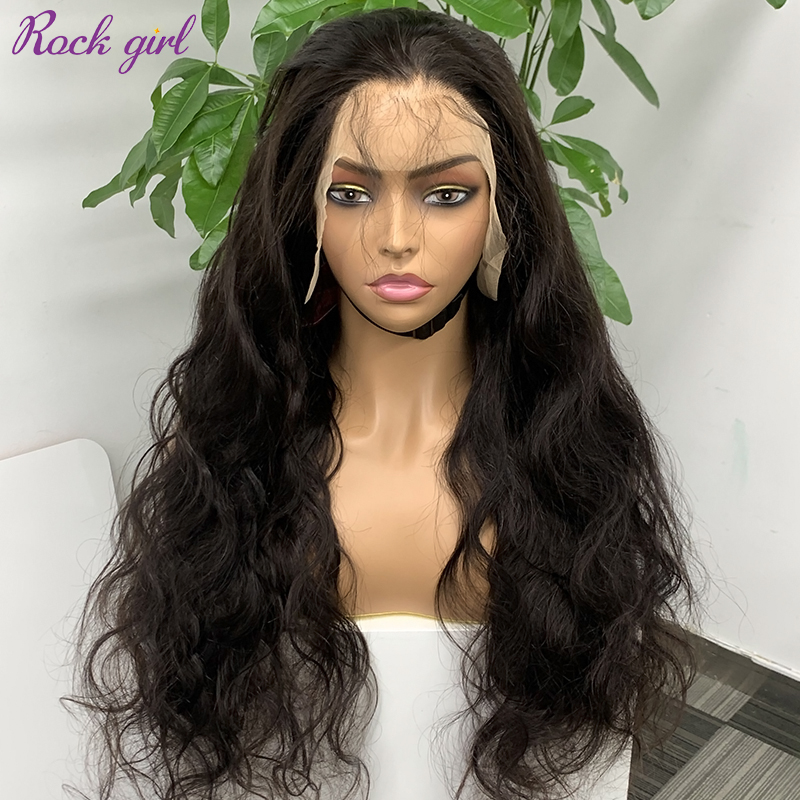 #1b Brazilian Raw Human Hair 13x4 Frontal wig body wave