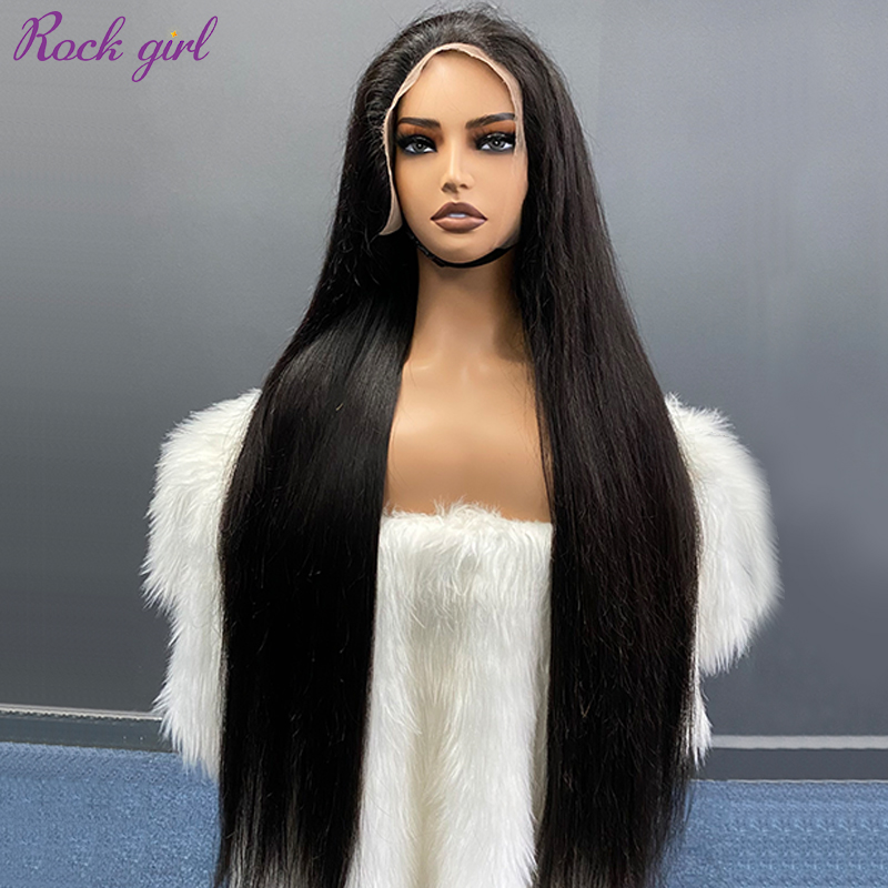 #1b Brazilian Raw Human Hair 13x4 Frontal wig straight