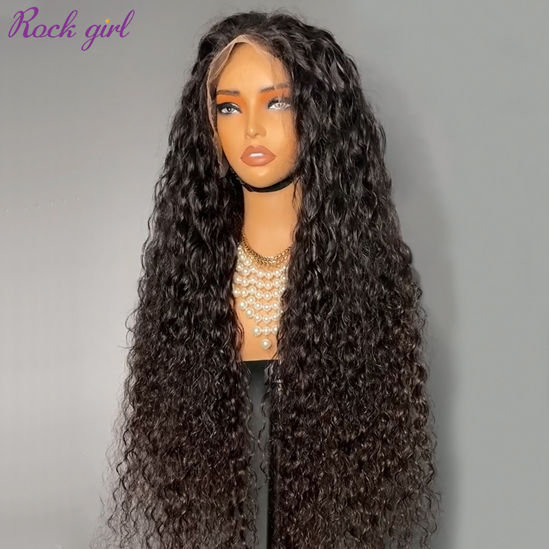 #1b Brazilian Raw Human Hair 13x4 Frontal wig indian curly