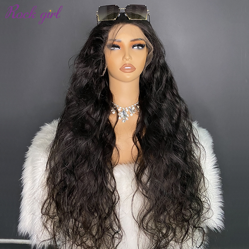 Natural #1b Brazilian Raw Human Hair 13x4 Swiss HD wig Body Wave