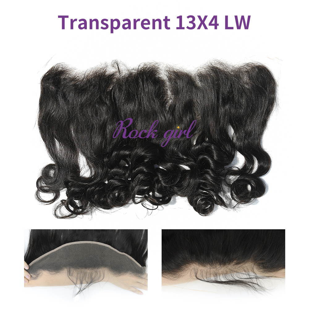 #1b Brazilian Virgin Human Hair 13x4 Lace Frontal Loose Wave