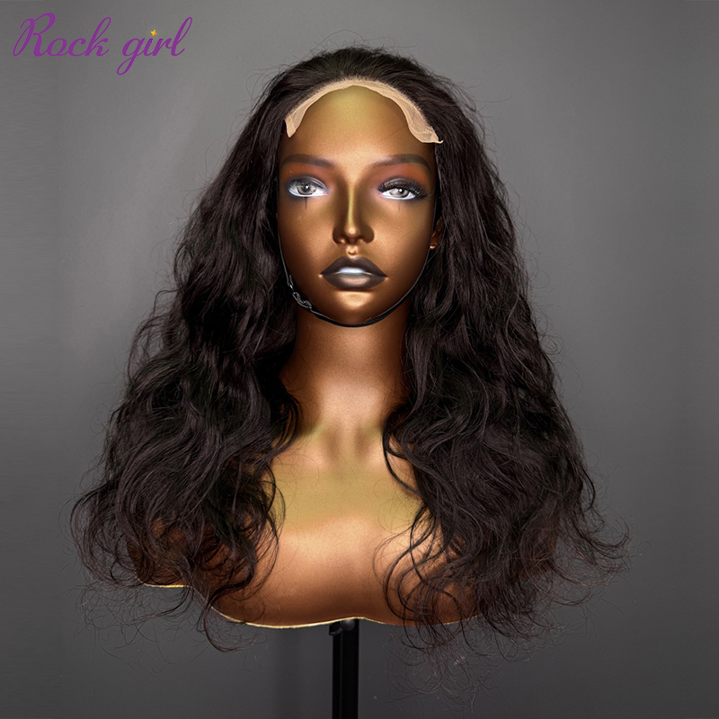Natural #1b Brazilian Virgin Human Hair 4x4 Swiss HD wig Body Wave